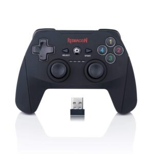 Redragon Harrow G808 Manette de Jeu Sans Fil Noir