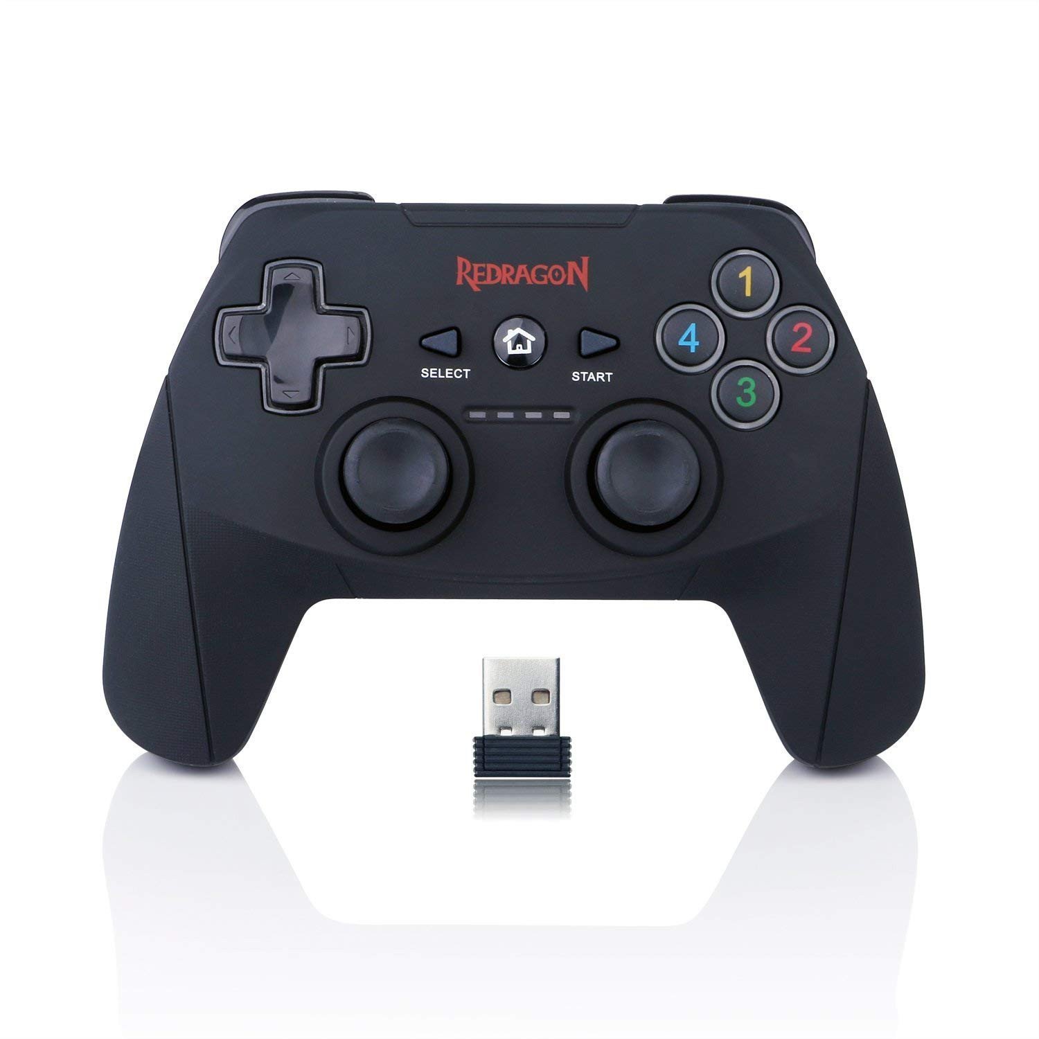 Redragon Harrow G808 Manette de Jeu Sans Fil Noir