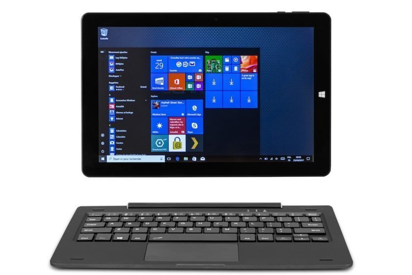Tablette 2 en 1 SCHNEIDER Quad-Core 2Go 32Go Win 10 Gris
