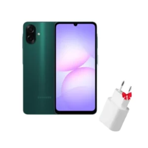 Samsung Galaxy A07 – Smartphone (4+64Go) Vert + tete chargeur WUW Fast 30W