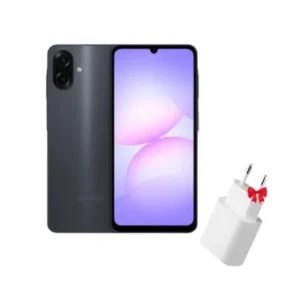 Smartphone Samsung Galaxy A07 (4+64Go) Noir + tete chargeur WUW Fast 30W