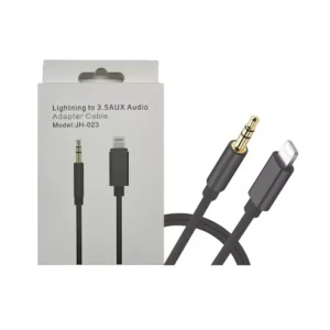 Adaptateur JH-023 de iPhone vers Jack 3,5mm Noir