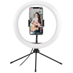 Anneau LED 10&Prime; avec mini trépied