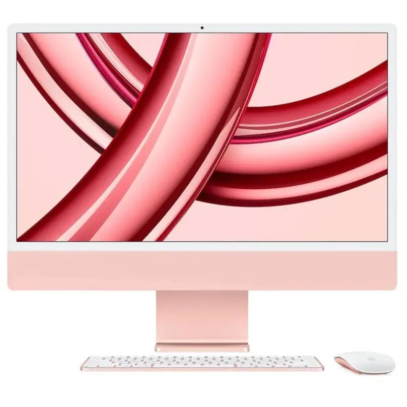 Pc De Bureau APPLE IMAC M3 2023 24″ 8 Go 256 Go Rose – MQRT3FN/A