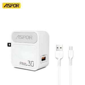 Chargeur Aspor A828 3A Micro USB
