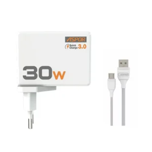 Chargeur Aspor A858 3.0A Micro USB