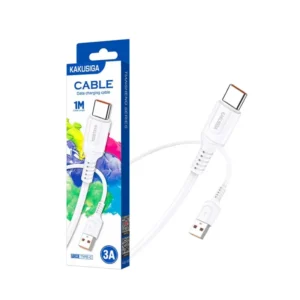 Câble Chargeur KAKUSIGA 805 Type-C 1M Blanc
