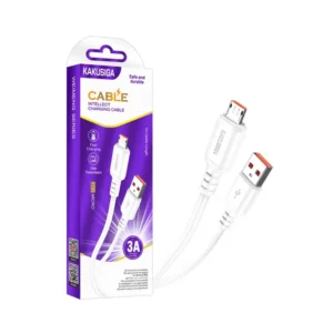 Câble Chargeur KAKUSIGA 982 Micro USB 1M Blanc