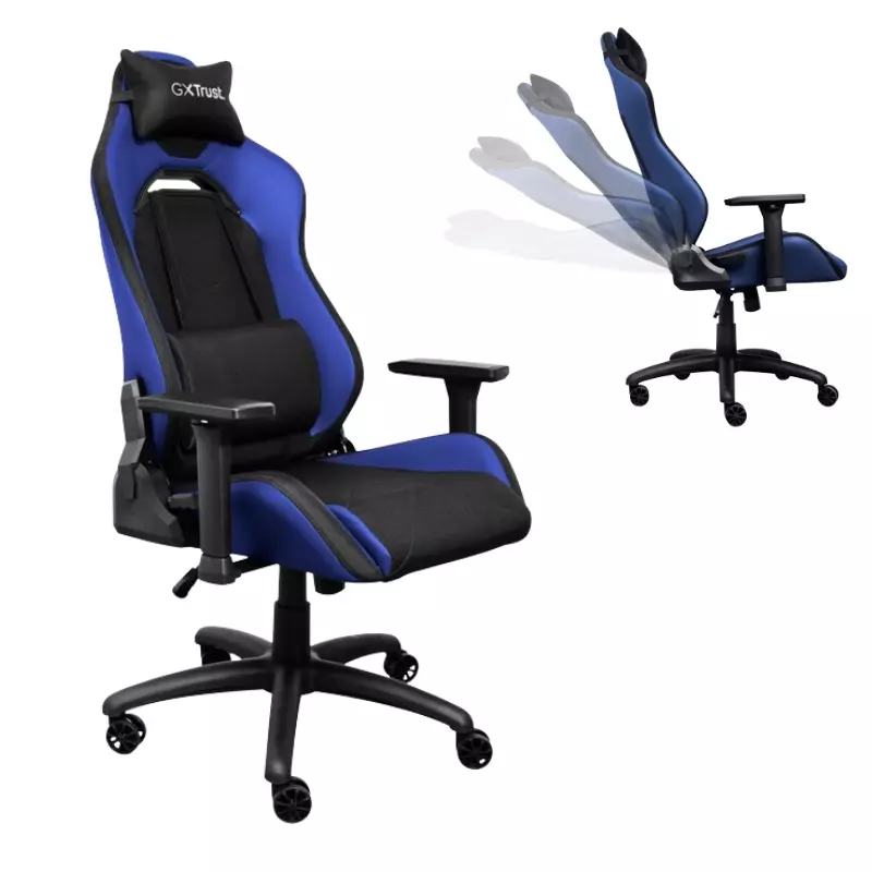 Chaise Gaming Trust GXT 714B Ruya Bleu
