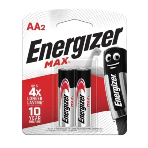 Piles Energizer Max AA E91BP2 Lot de 2