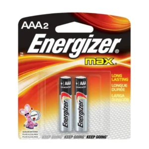 Piles Energizer Max AAA E92BP2 Lot de 2