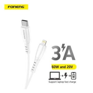 Câble USB Foneng X75 3A 60W Fast Charge pour iPhone