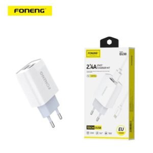 Chargeur Rapide double USB Foneng EU30 2.4A pour iPhone