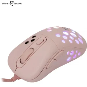 White Shark GM-5013 Azrael – Souris Gamer Filaire RGB Rose