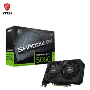 MSI GeForce RTX 5050 SHADOW 2X OC – Carte Graphique 8Go GDDR6