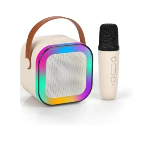 Haut Parleur Bluetooth K12 5W Avec Microphone karaoke Beige