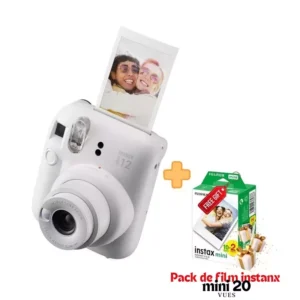 Instax mini 12 – Appareil photo instantané Fujifilm Blanc