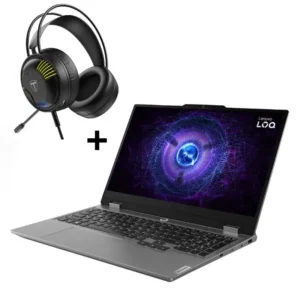 LENOVO LOQ 15IAX9 – PC Portable Gamer i5 12è Gén RTX 2050 8Go 512 SSD + Micro Casque Gamer