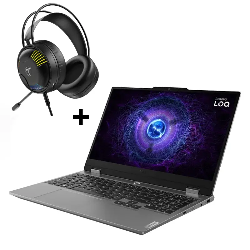 LENOVO LOQ 15IAX9 – PC Portable Gamer i5 12è Gén RTX 2050 8Go 512 SSD + Micro Casque Gamer