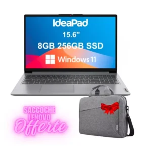 Pc Portable lenovo IdeaPad 1 15AMN7 AMD Athlon 8Go 256Go SSD Gris
