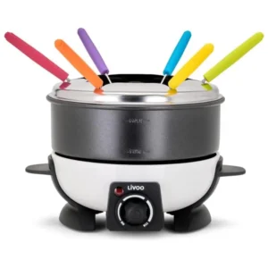 Livoo DOC106 Appareil à Fondue Capacité 1,6 L Noir