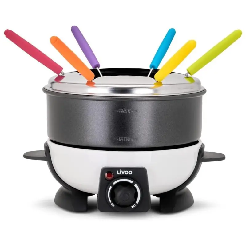 Livoo DOC106 Appareil à Fondue Capacité 1,6 L Noir