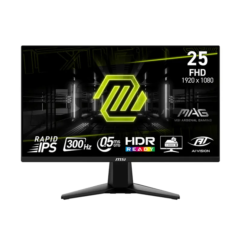 MSI MAG 255XF – Ecran Gamer Fast IPS 24.5″ Full HD 300Hz