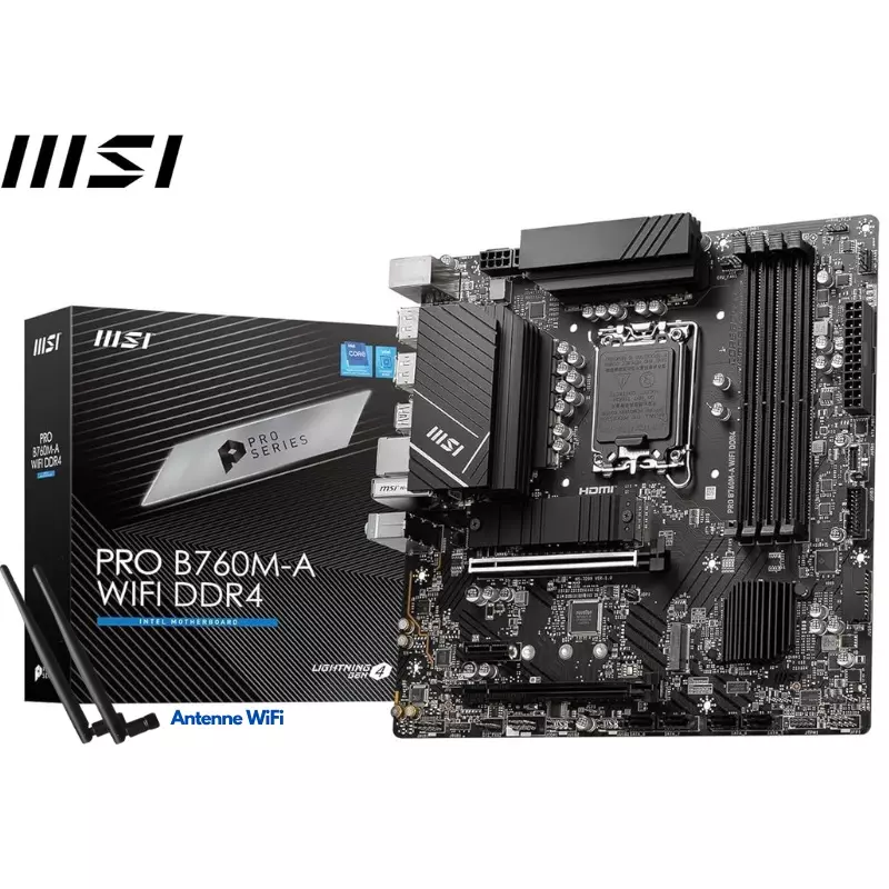 Carte Mère MSI Pro B760M-A WiFi DDR4