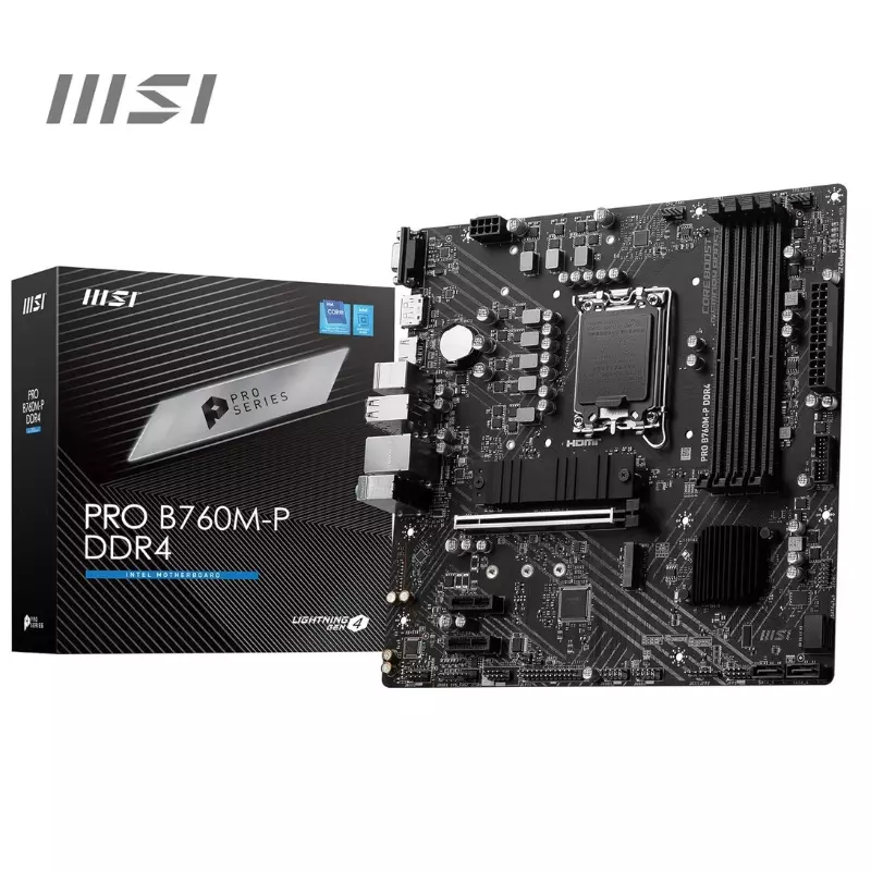 Carte Mère MSI Pro B760M-P DDR4