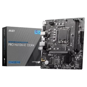 Carte Mère MSI Pro H610M-E DDR4