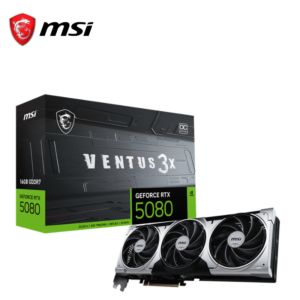 MSI GeForce RTX 5080 Ventus 3X OC Plus – Carte Graphique 16Go GDDR7