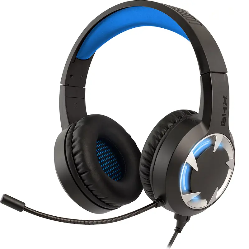 NGS GHX-510 Micro Casque Gaming Noir et Bleu