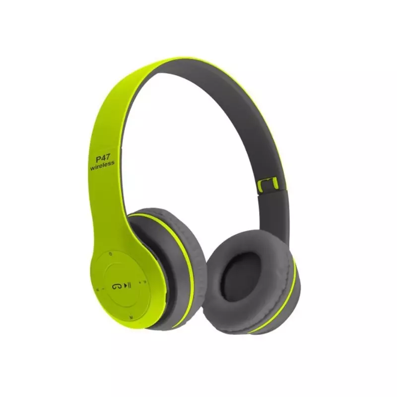 Casque Stéréo Bluetooth P47 Vert