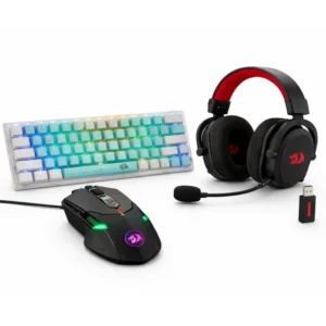 PACK REDRAGON Casque zeus h510 7.1 + Souris Gamer M601 CENTROPHORUS 2+ Clavier Gamer Mécanique CASTOR PRO K631 RGB