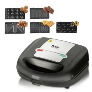 RAF R.2690 -Machine à Sandwich 5en1 750W Noir