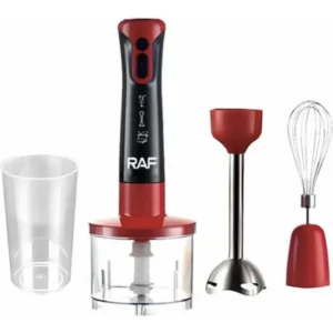 RAF R.340R – Mixeur Plongeant 5en1 0.5L 2000W Rouge