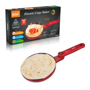 RAF R.5209R – Crêpière Électrique 650W Rouge