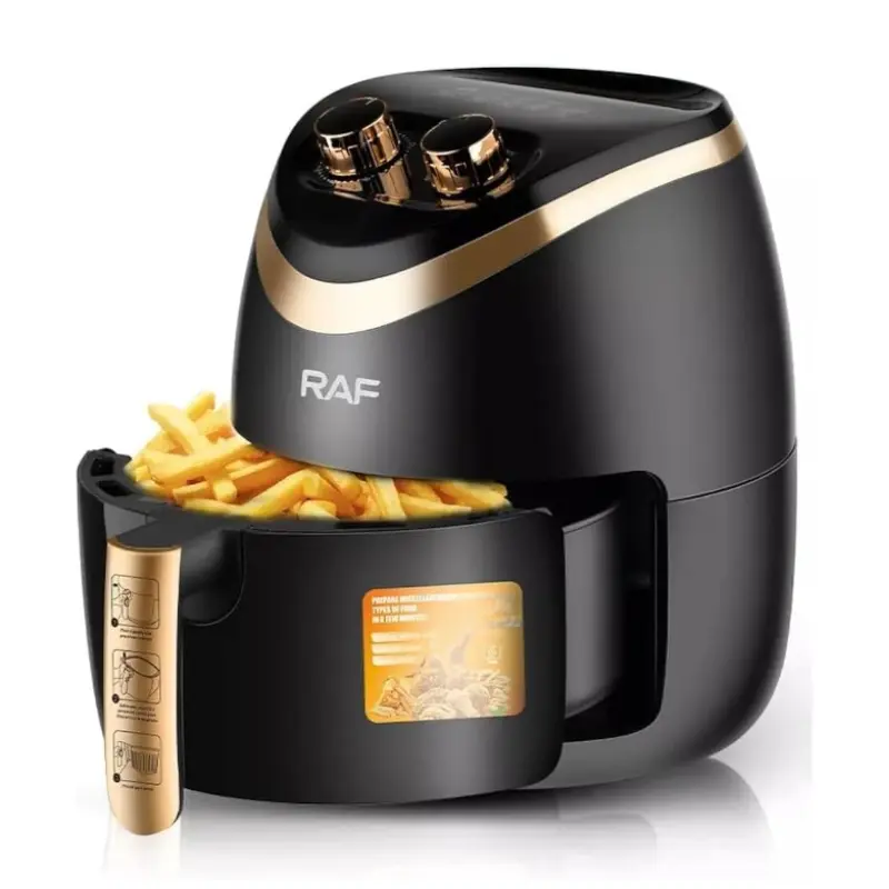 RAF Air Fryer R.5232B 4.5L – Friteuse Sans Huile Noir
