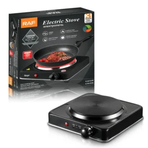 RAF R.8010AB – Plaque De Cuisson Électrique 1 Feux 1000W Noir