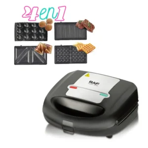 RAF R.2689 -Machine à Sandwich 4en1 750W Noir