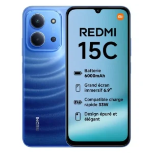 Xiaomi Redmi 15C – Smartphone 8+256Go Bleu