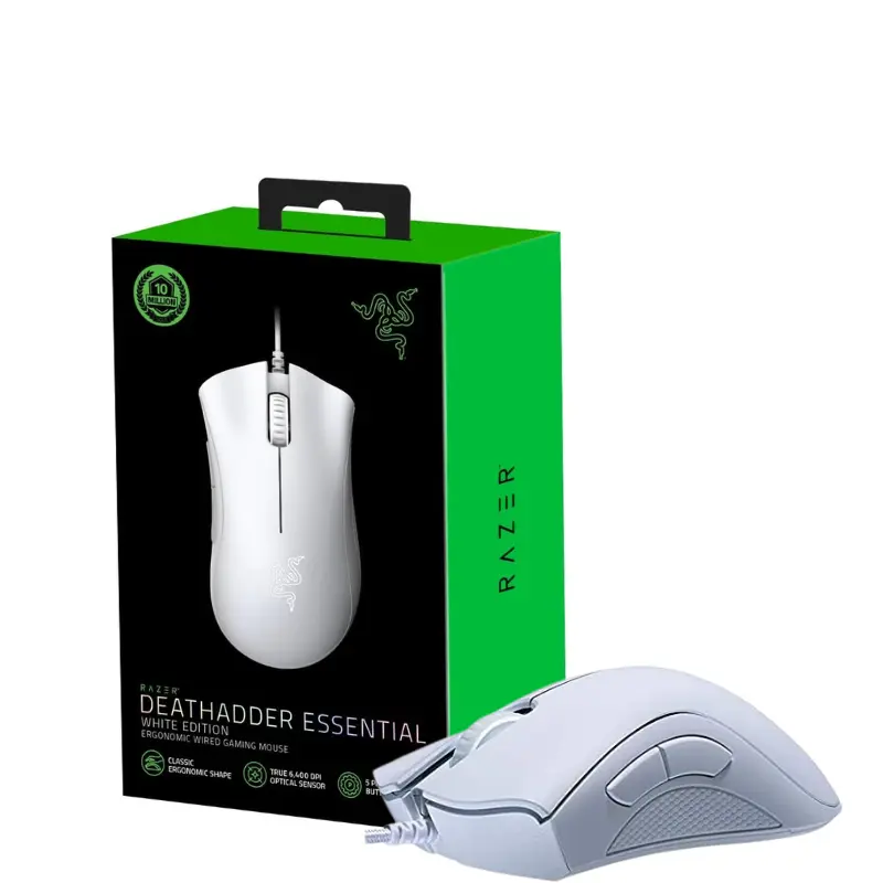 Razer DeathAdder Essential Souris Gamer Blanc