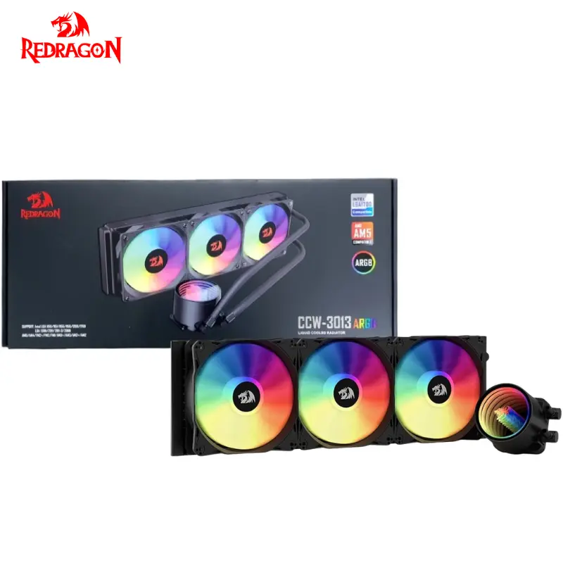 REDRAGON 360 CCW-3013 Watercooling ARGB Noir