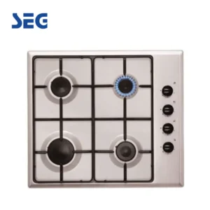 SEG H6400Q Plaque de Cuisson Encastrable 4 Feux Inox
