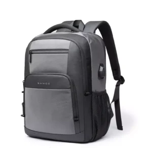 Sac à Dos Antivol étanche BANGE BG079 15.6&Prime; Avec Port USB Gris