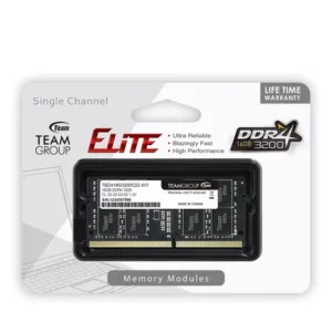 TeamGroup Elite – Barrette Mémoire 16Go DDR4 3200Mhz pour NB