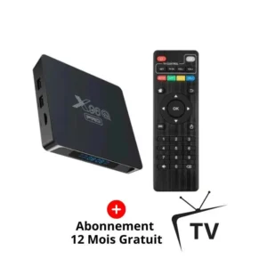 Box Android TV X96Q PRO 4GO 32GO + Abonnement Streaming Copra 12 mois