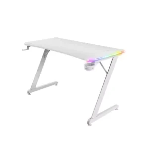 Trust GXT 709 – Bureau de gaming RVB Luminus Blanc