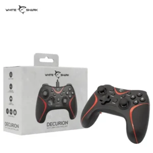 DECURION GP 2038 – Manette de Jeu Gaming White Shark 3en1