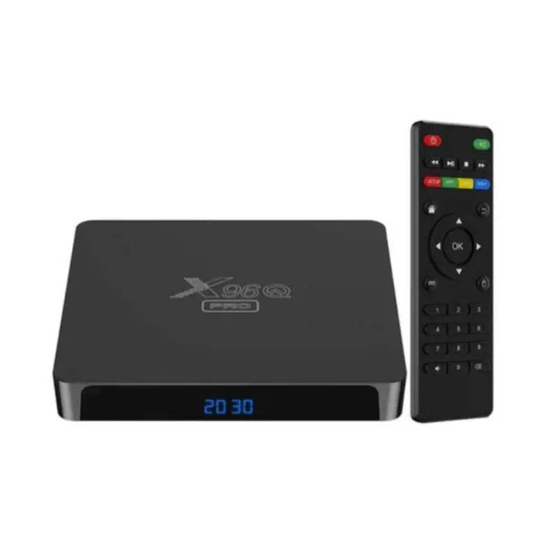 Box TV Android X96Q Pro 4Go 32Go – Abonnement Gratuit